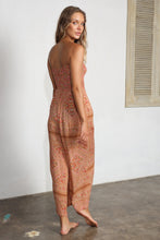 Load image into Gallery viewer, Luciana Flores Jumpsuit - Chocolate
