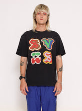 Load image into Gallery viewer, Jackpot Tee. Vintage washed black.
