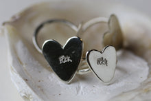 Load image into Gallery viewer, Flick Heart Ring, Silver
