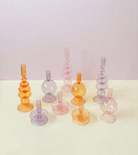 Load image into Gallery viewer, Pillar Candle Holders in Orange
