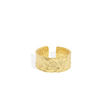 Load image into Gallery viewer, EROS GOLD TEXTURED RING - LARGE
