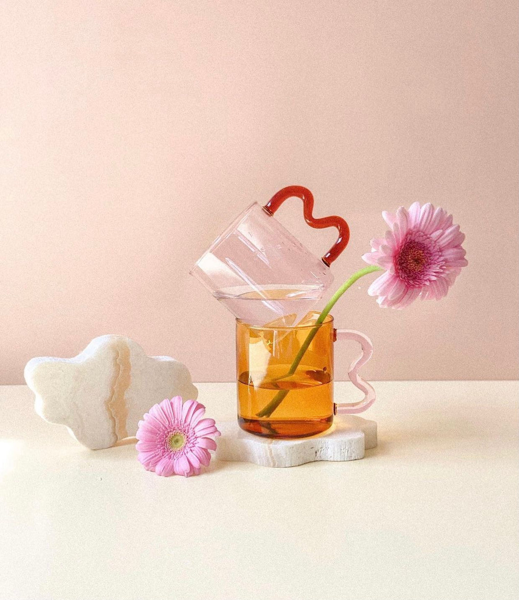 Soremo Glass Mug in Amber