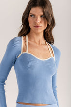 Load image into Gallery viewer, LYON KNIT TOP - BLUEBELL
