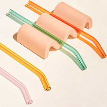 Load image into Gallery viewer, Reusable Glass Straws (4Pack)
